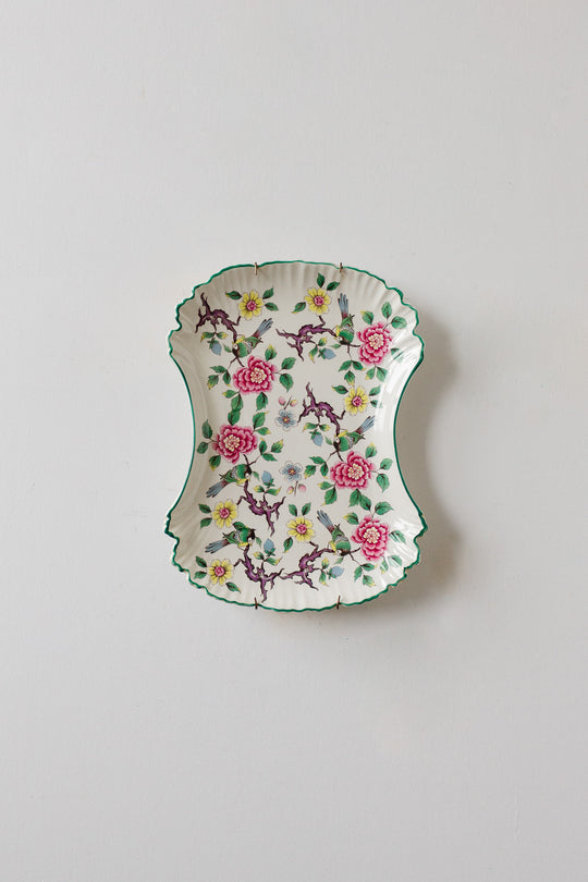 vintage old foley "chinese rose" porcelain plate