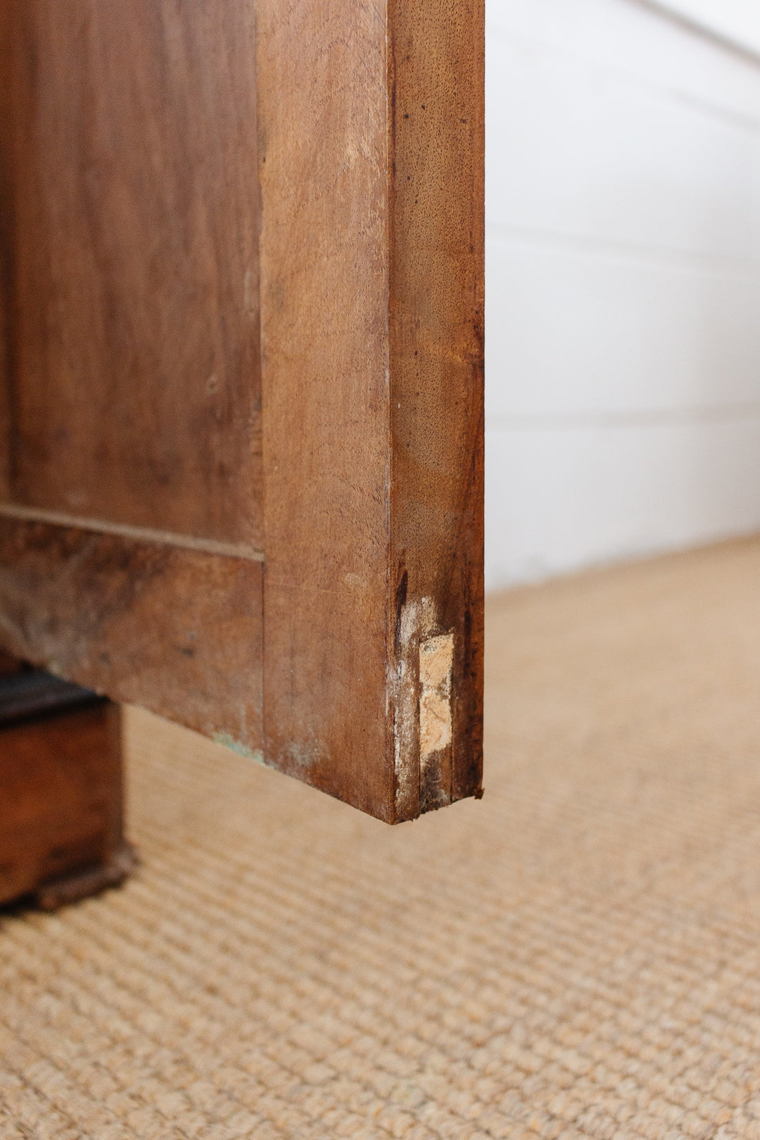 19th century french Louis Philippe walnut and marble top side table
