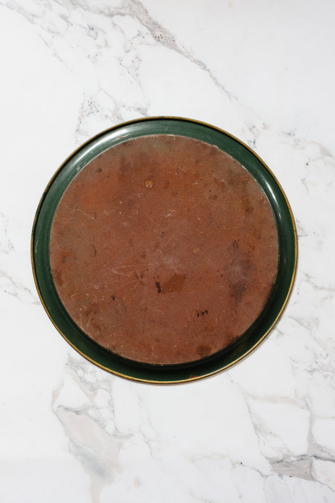 19th century french Napoleon III hand painted floral tole tray