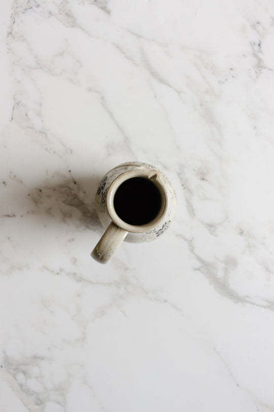 vintage german stoneware pitcher