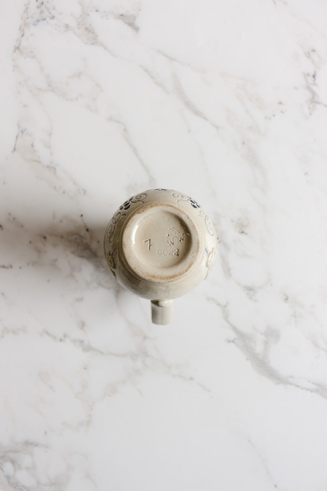 vintage german stoneware pitcher