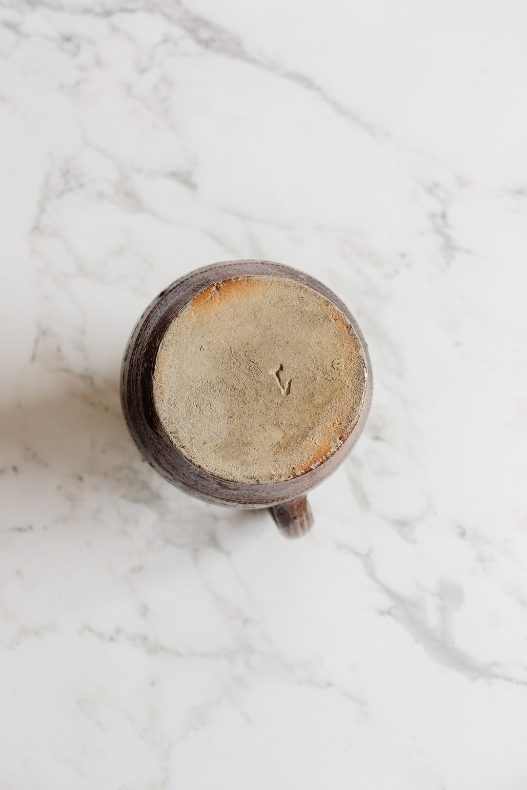 vintage french studio pottery stoneware pitcher