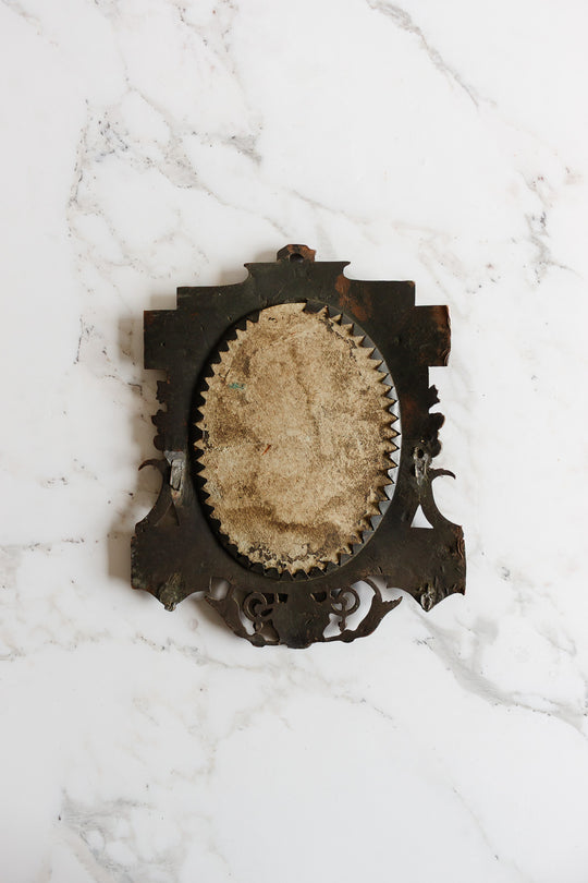 19th century timeworn renaissance style mirror