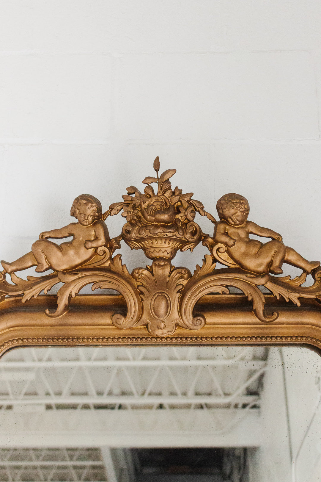 19th century French Louis Philippe overmantel mirror
