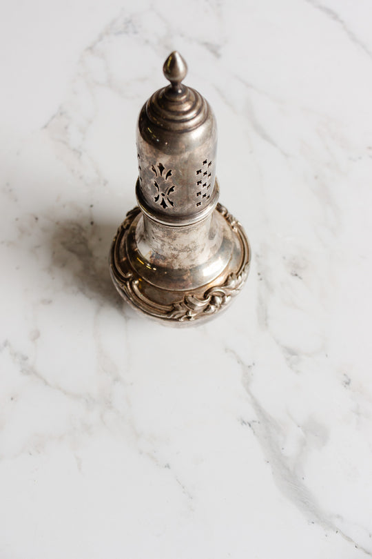 antique english sugar shaker