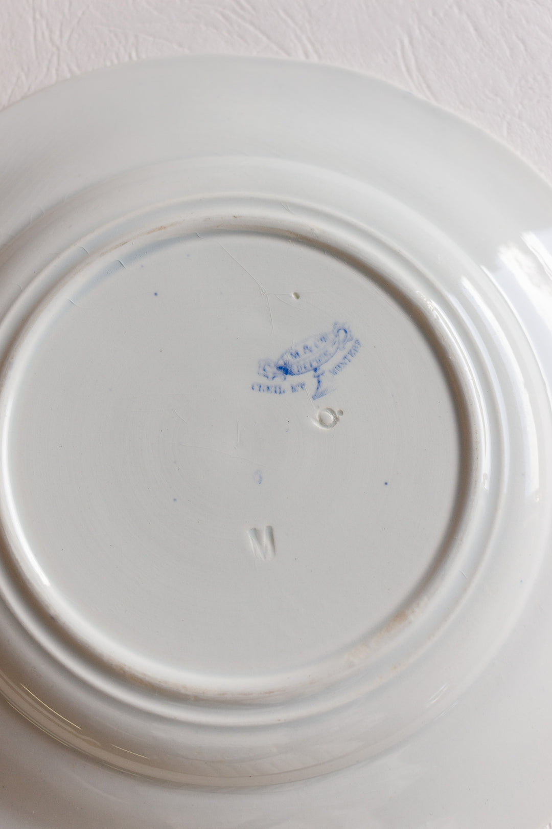 antique creil & montereau french talking plates