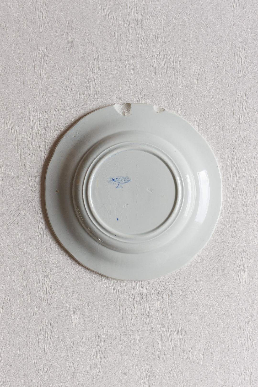 antique creil & montereau french talking plates