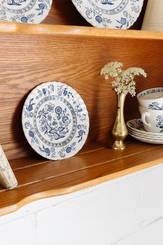 vintage french wall mounted oak farmhouse shelf