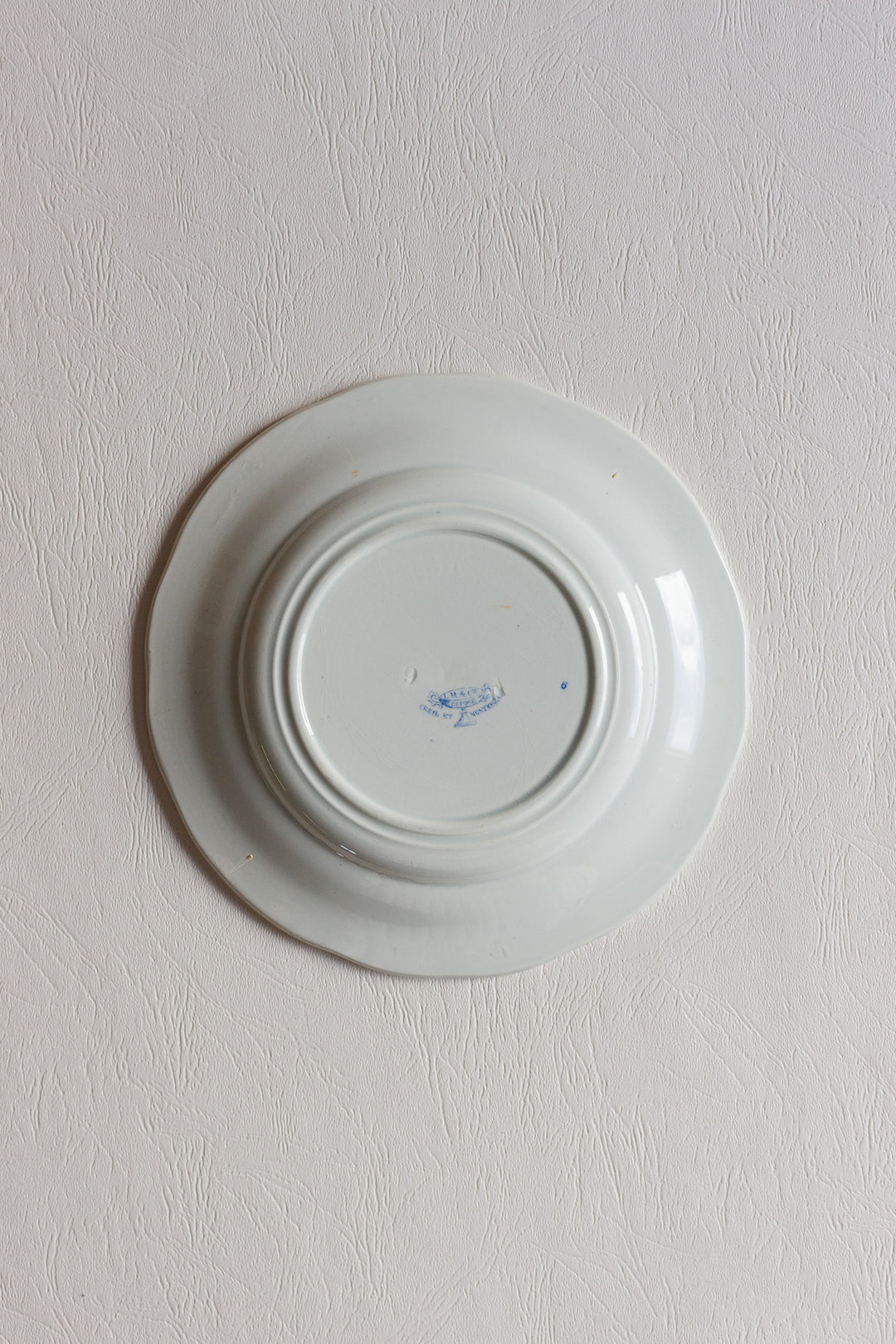 antique creil & montereau french talking plates