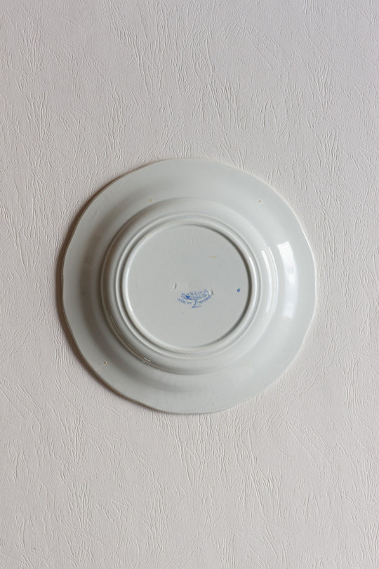 antique creil & montereau french talking plates