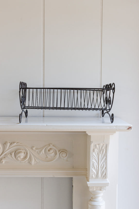 vintage french wire work dishrack