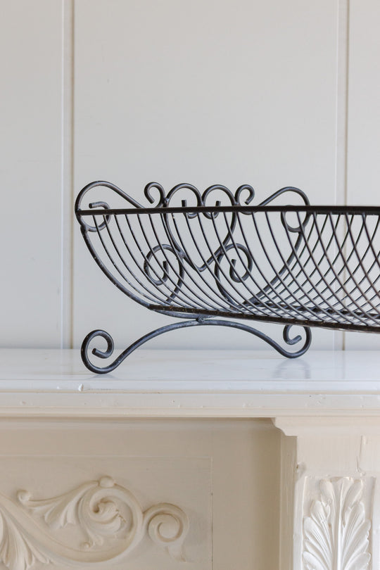 vintage french wire work dishrack