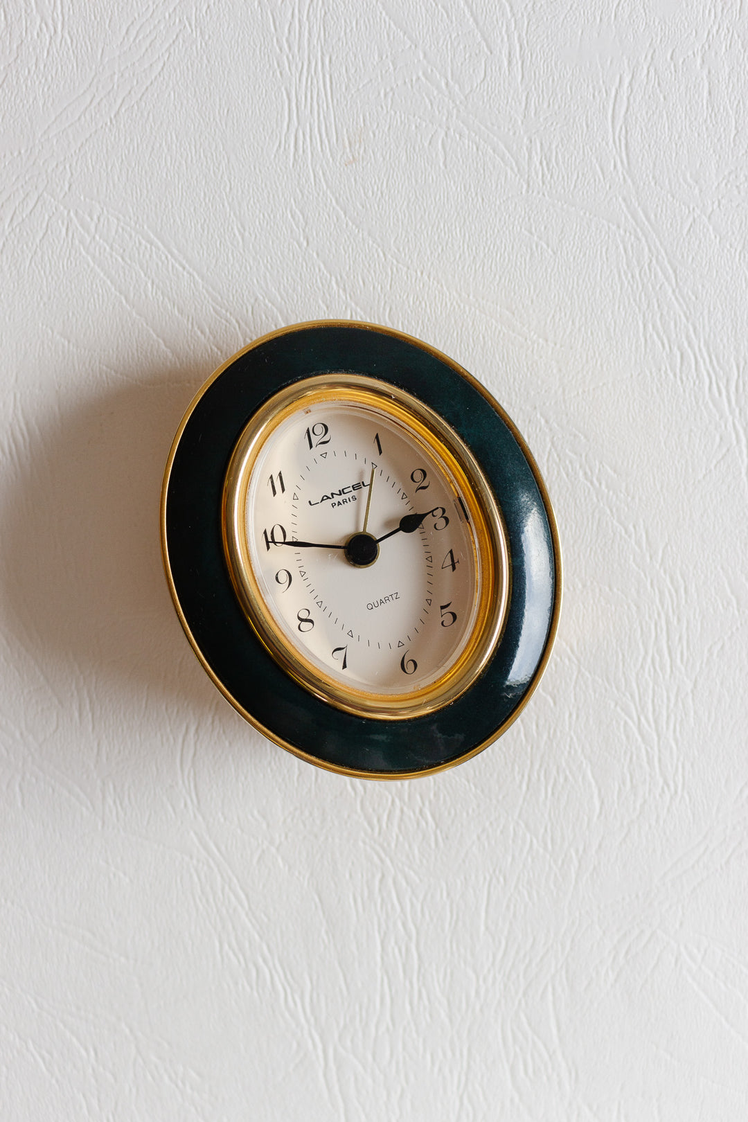 vintage lancel paris travel alarm clock