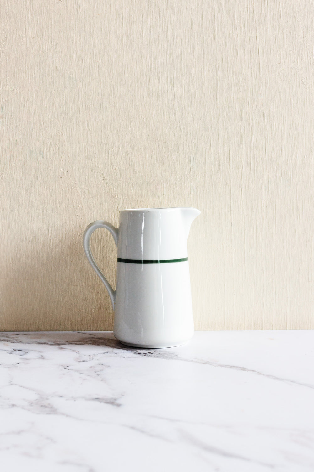 1960s French pillyvuyt hotel porcelain pitcher