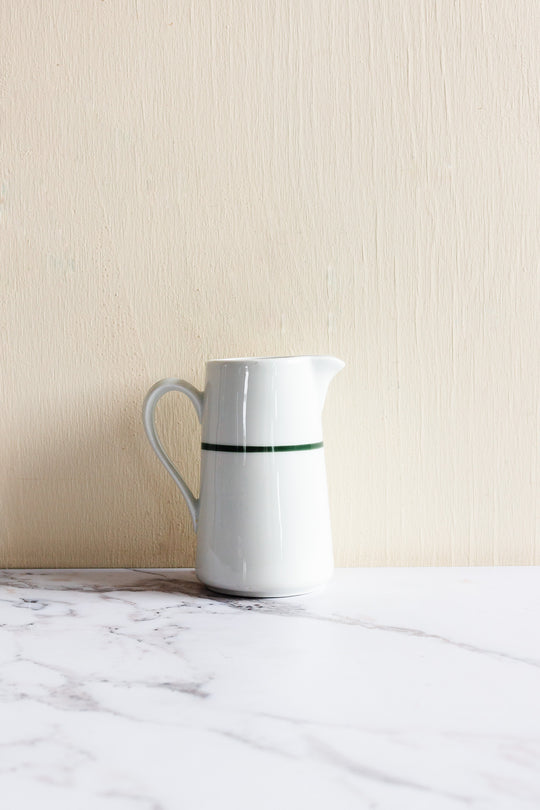1960s French pillyvuyt hotel porcelain pitcher