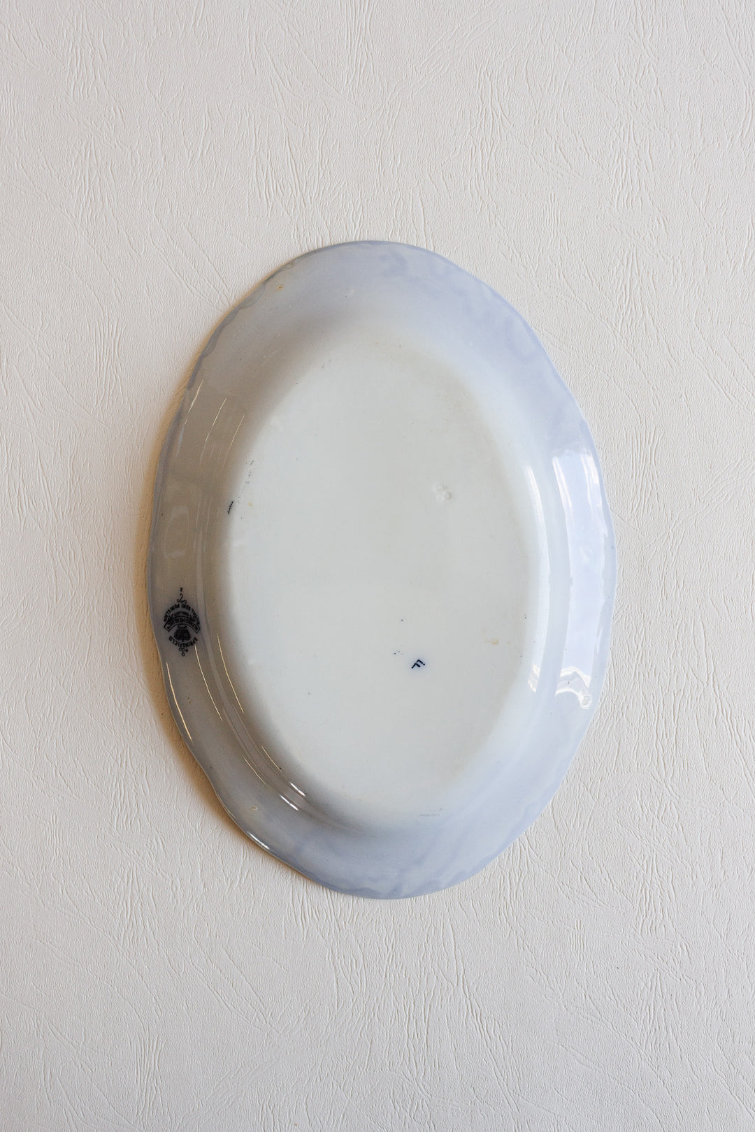 1891 antique flow blue alfred meakin platter