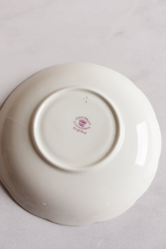 vintage royal albert crown china teacup and saucer