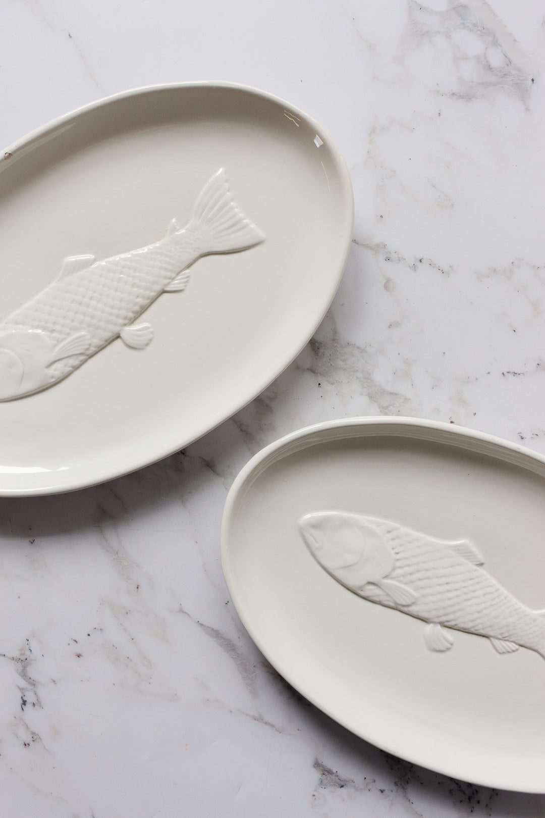 vintage italian fish plates