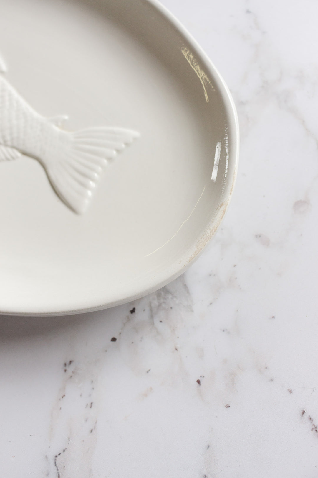 vintage italian fish plates