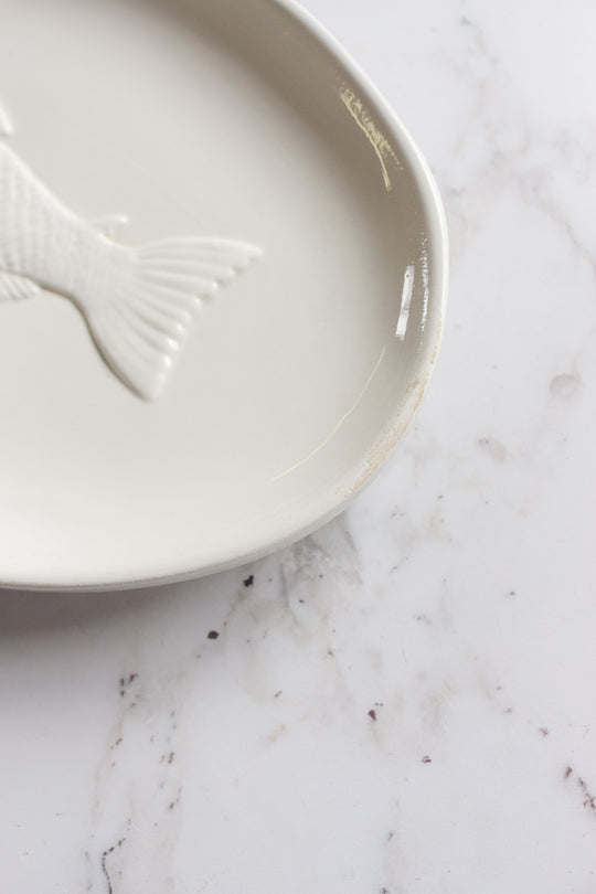 vintage italian fish plates