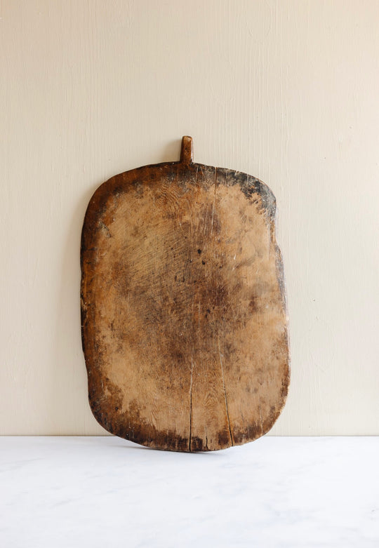 antique European cutting board, extra large