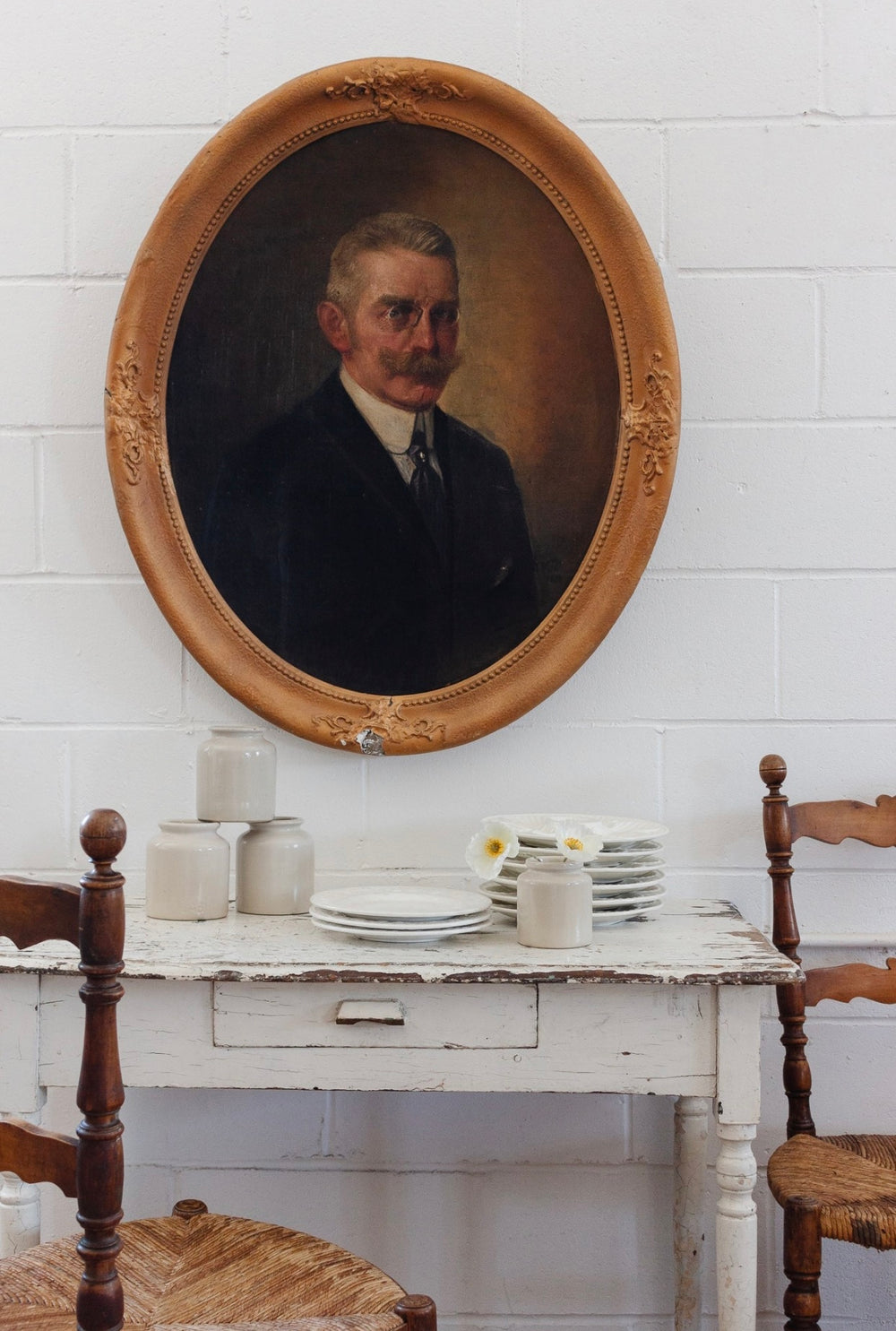 antique farmhouse table