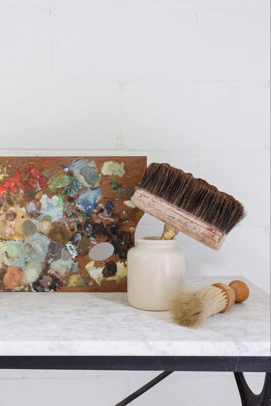 vintage horsehair brushes