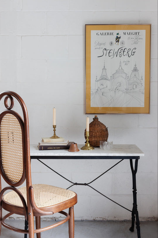 vintage french stoneware match striker