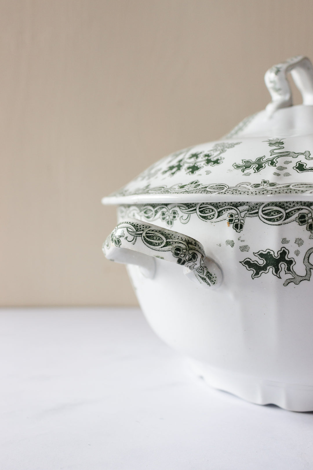 vintage french transferware soupière