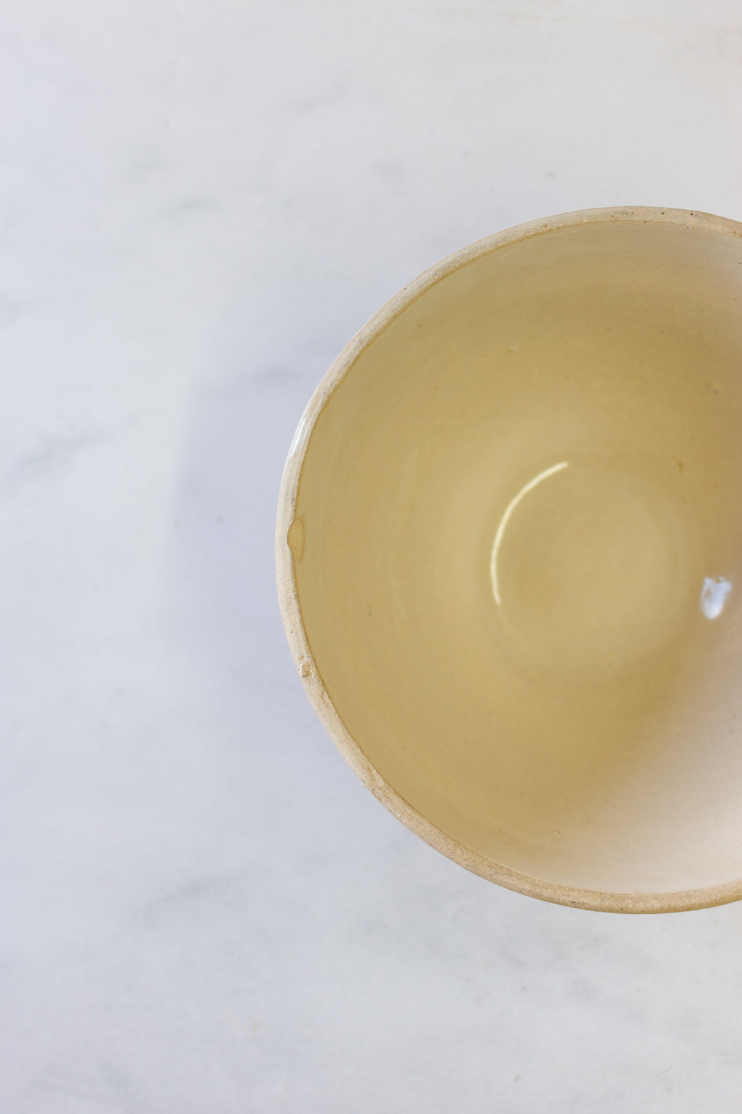 vintage french stoneware bowls, eclectic set of 3