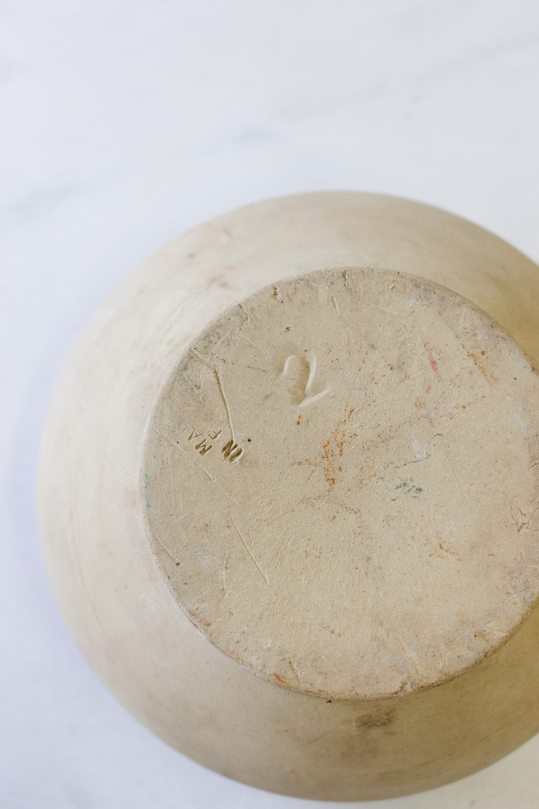 vintage french stoneware bowls, eclectic set of 3