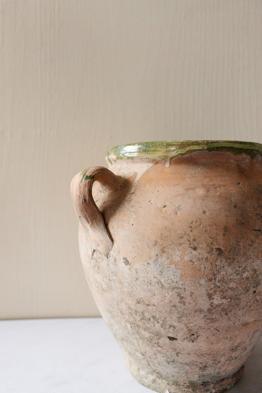 19th century Provençal terra cotta pot