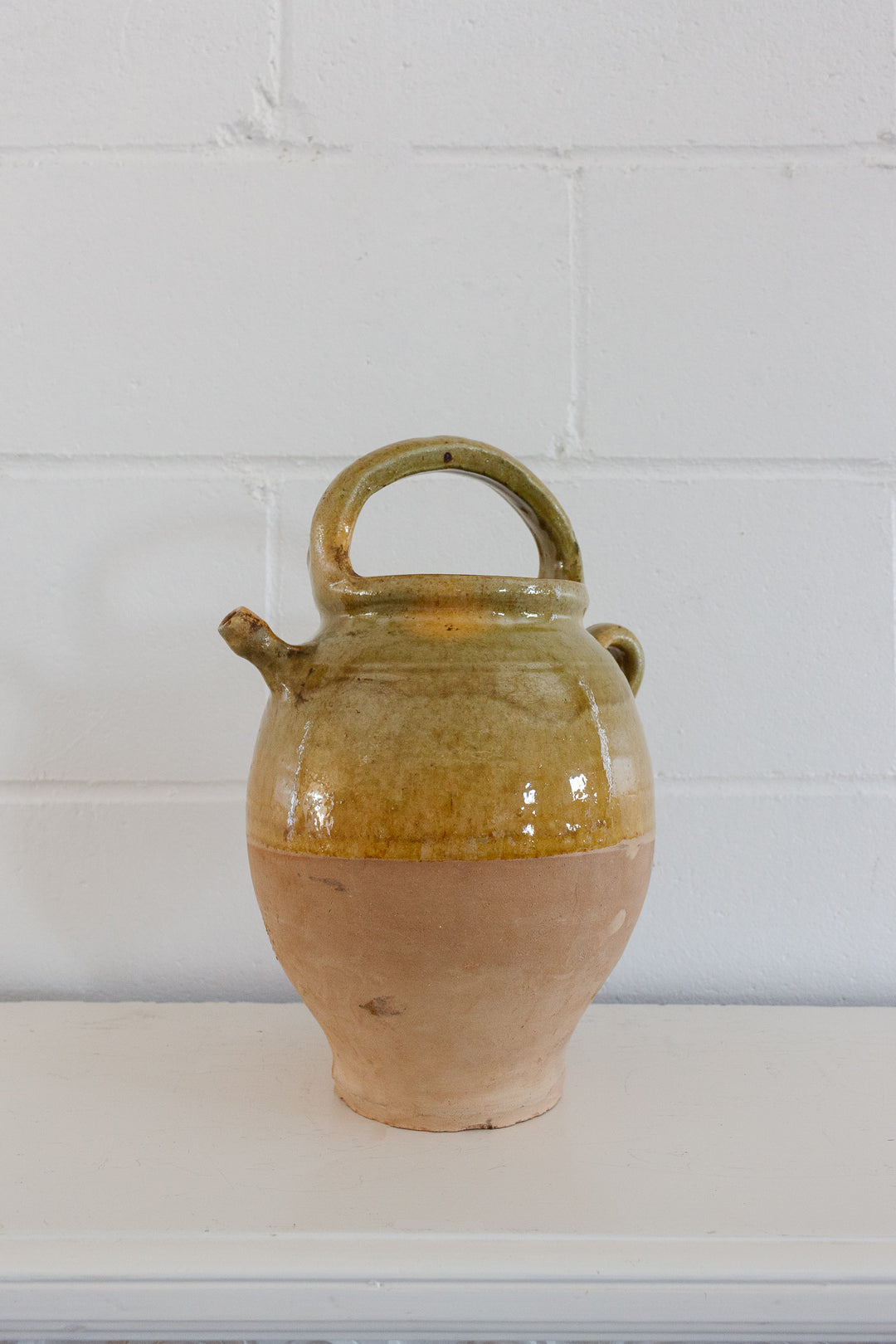 19th century French Provençal terra cotta vinaigrier