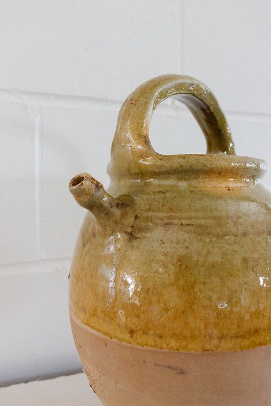 19th century French Provençal terra cotta vinaigrier