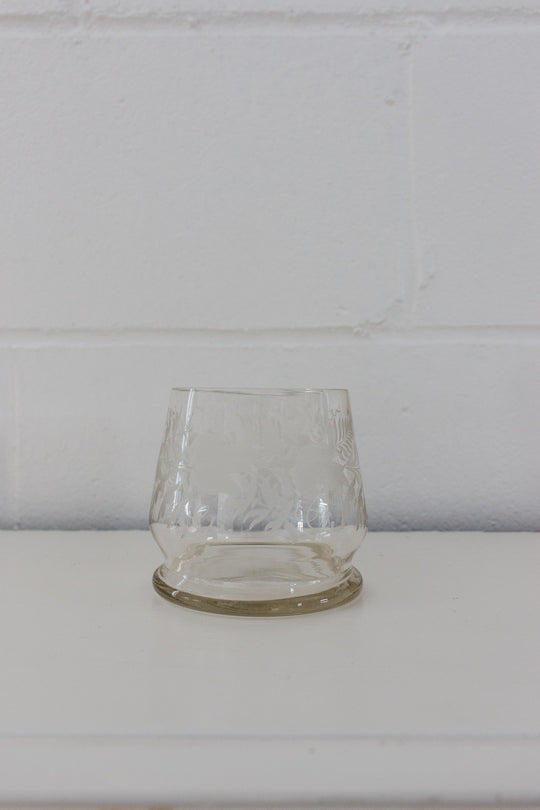 19th century french etched glass decanter set