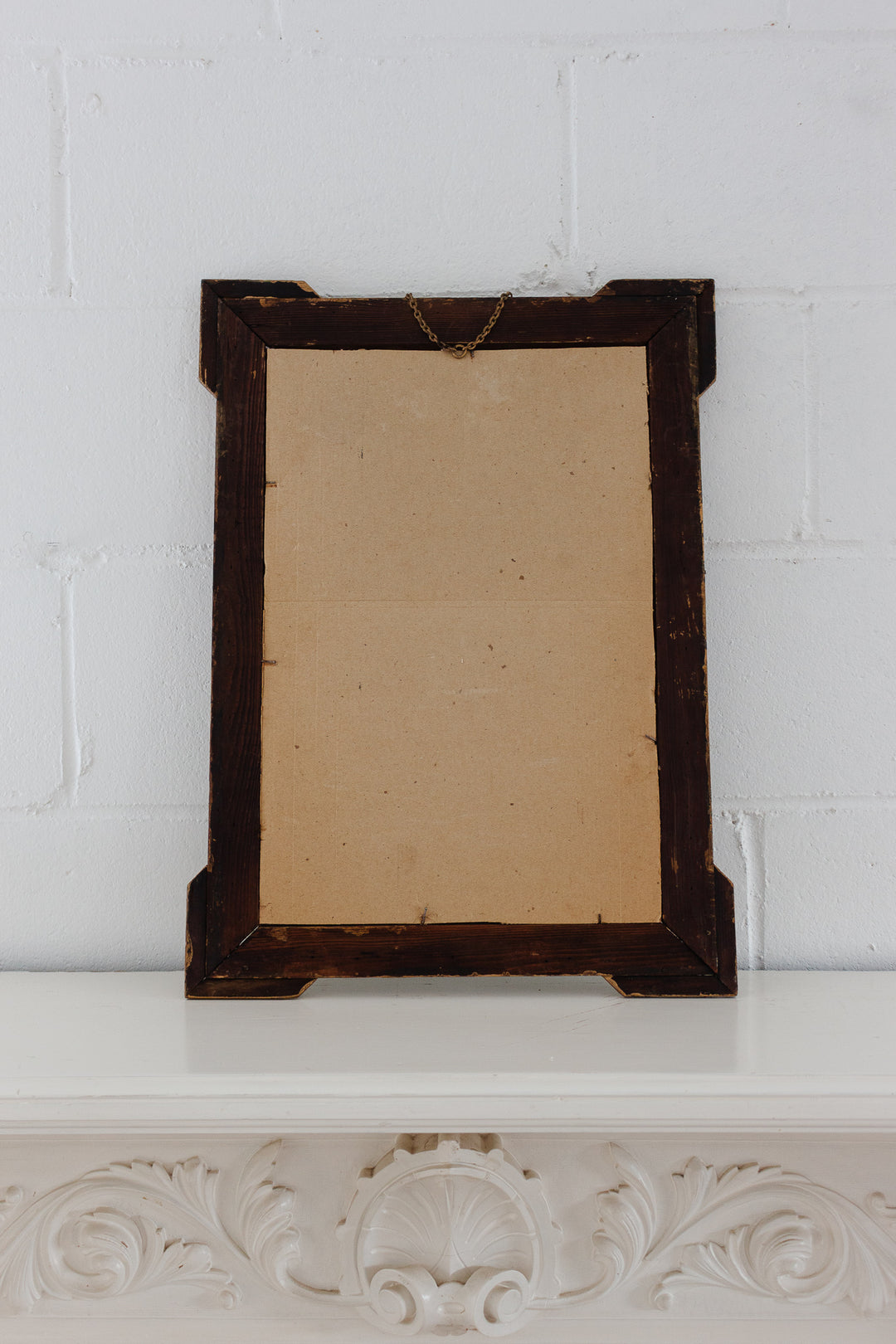 19th century French Louis XVI style gilt wood mirror