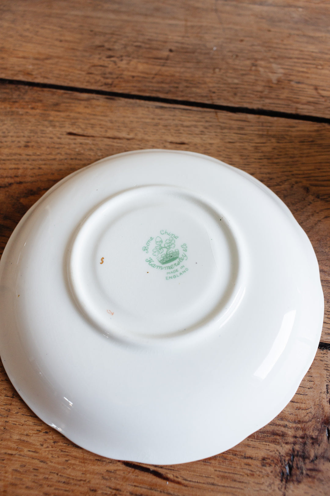 antique english Hammersley tea cup and saucer, lilacs