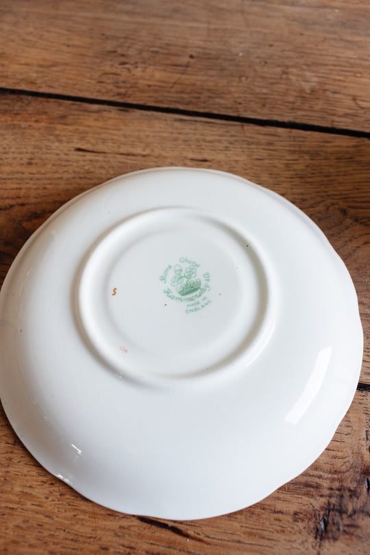 antique english Hammersley tea cup and saucer, lilacs