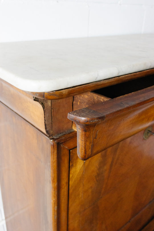 19th century walnut Louis Philippe secretary