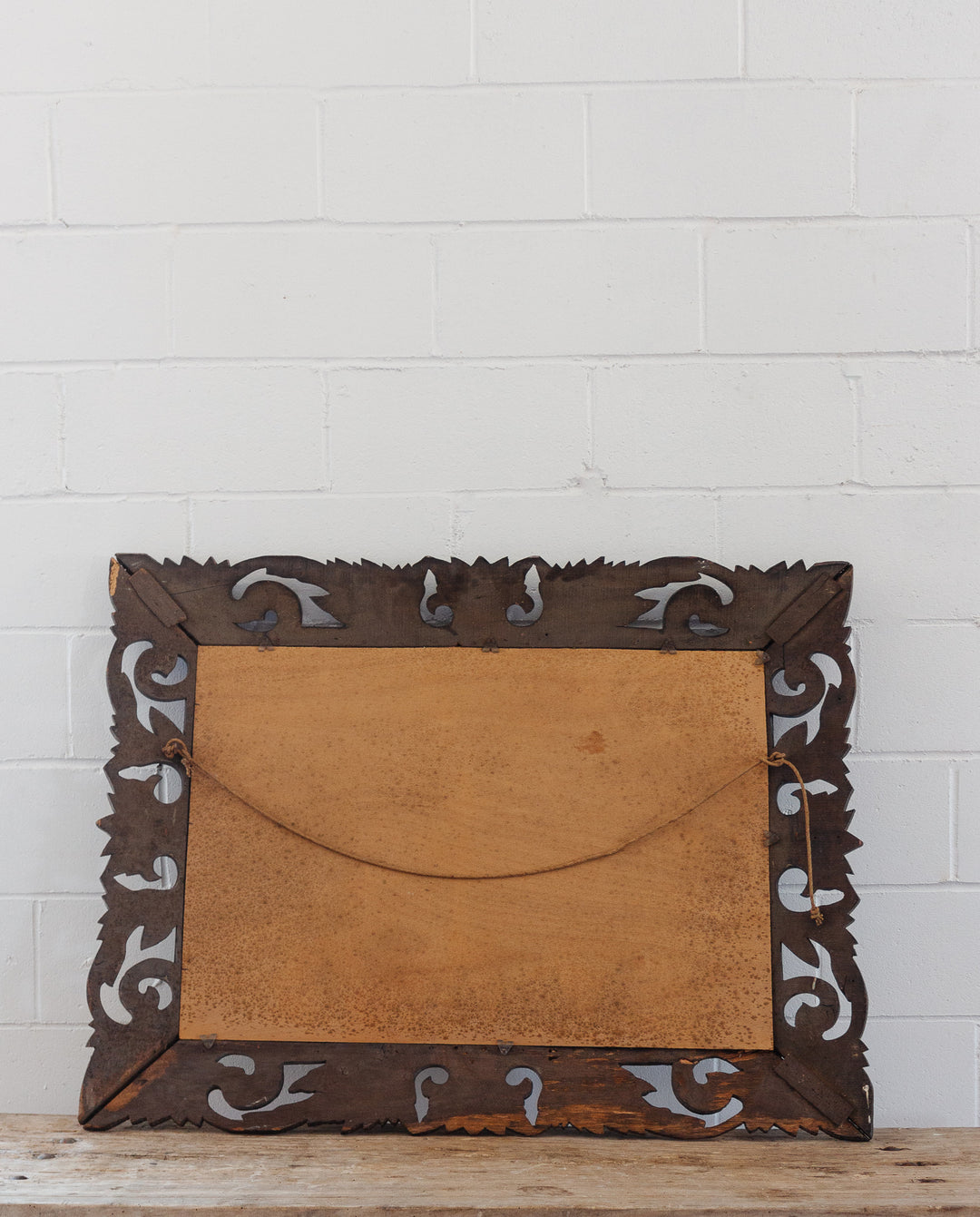 19th century french Louis XIV carved oak mirror