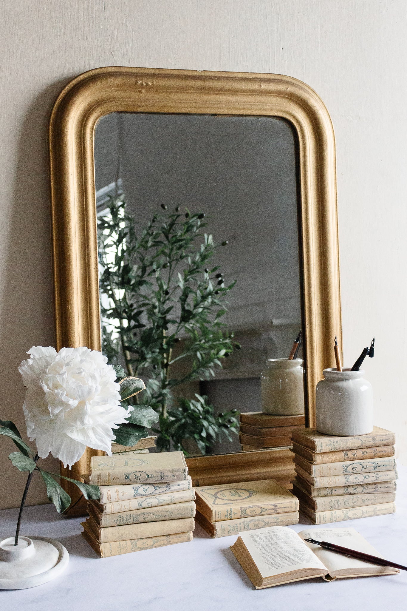 フランスアンティーク　ルイフィリップ　ミラー フランスアンティークルイフィリップ様式ミラー/ウォールミラー