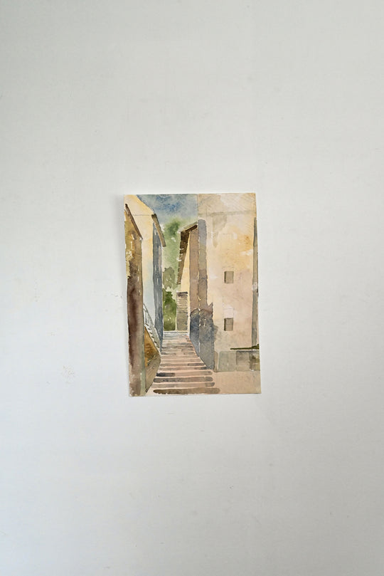 vintage german watercolour