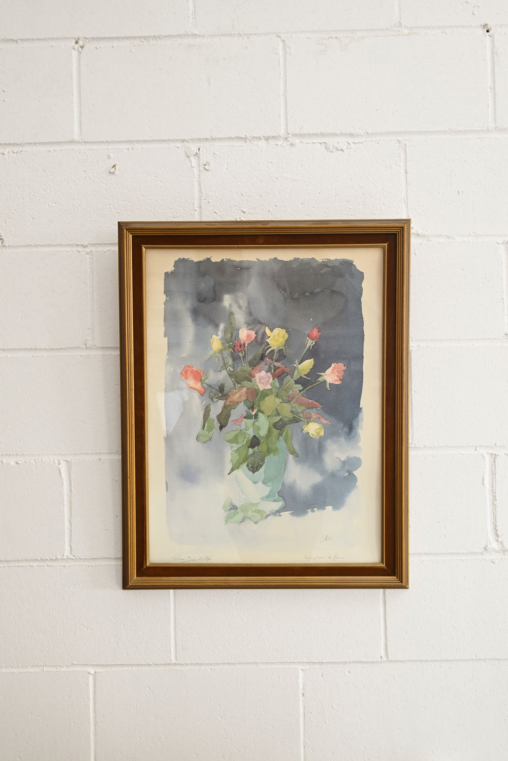 vintage signed print by llado