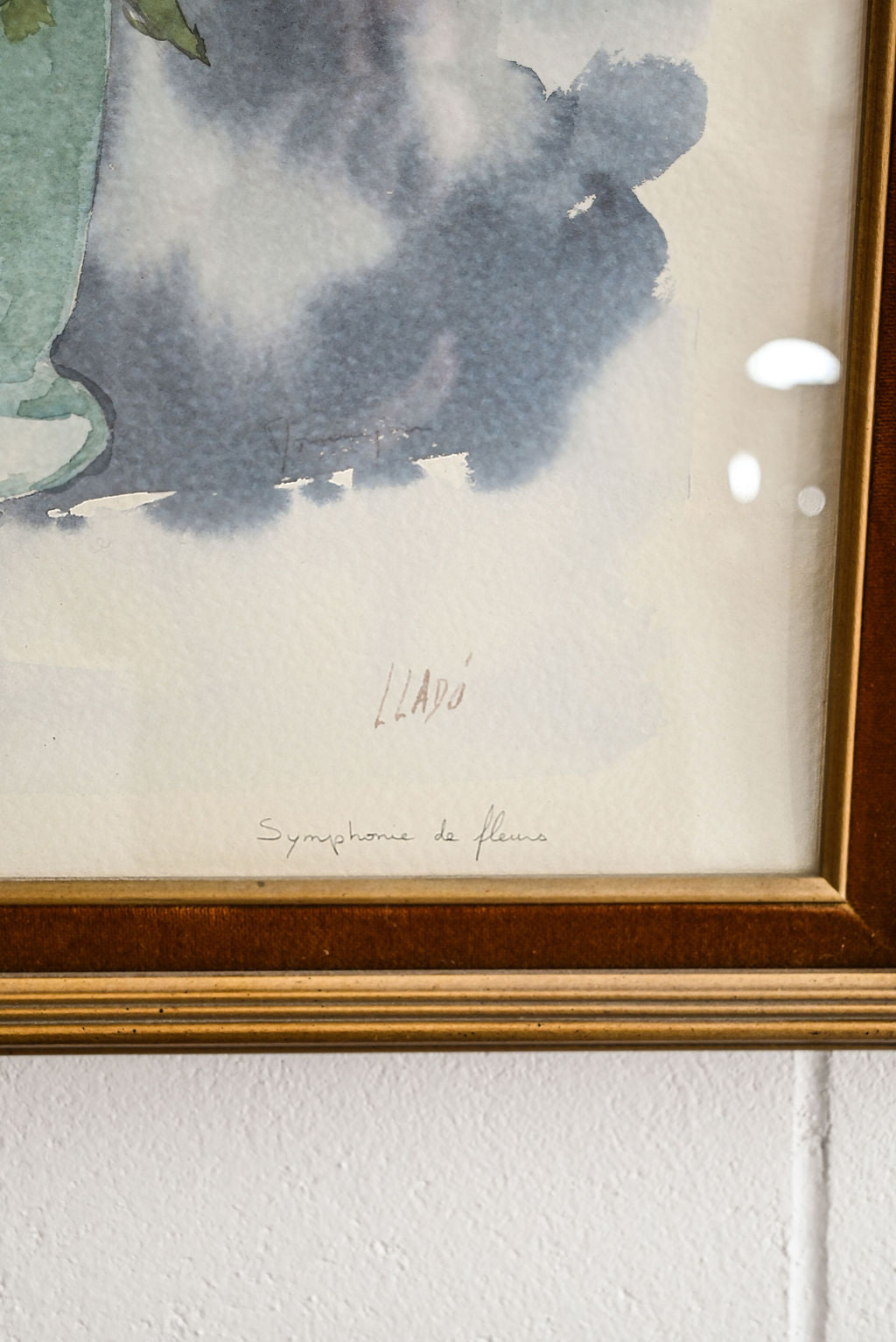 vintage signed print by llado