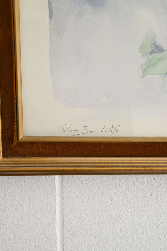 vintage signed print by llado