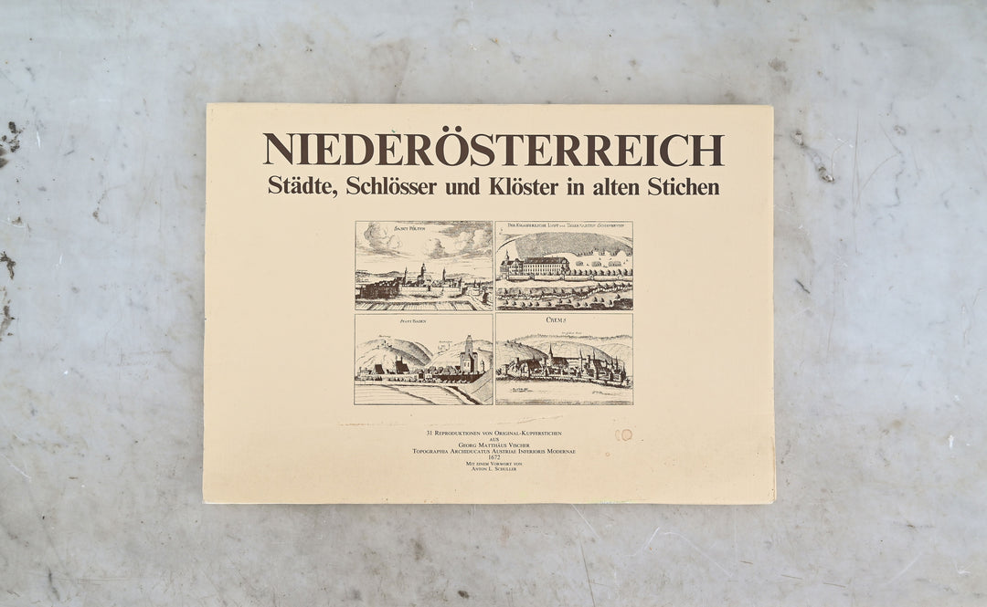 vintage german portfolio of prints from georg matthaus vischer