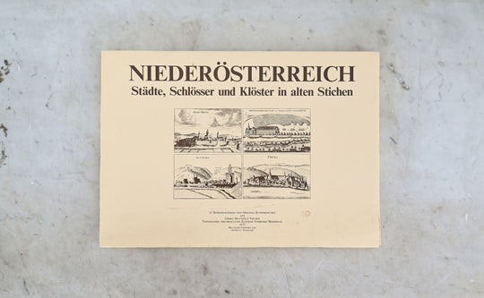 vintage german portfolio of prints from georg matthaus vischer