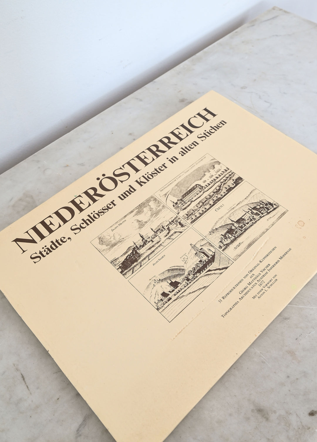 vintage german portfolio of prints from georg matthaus vischer