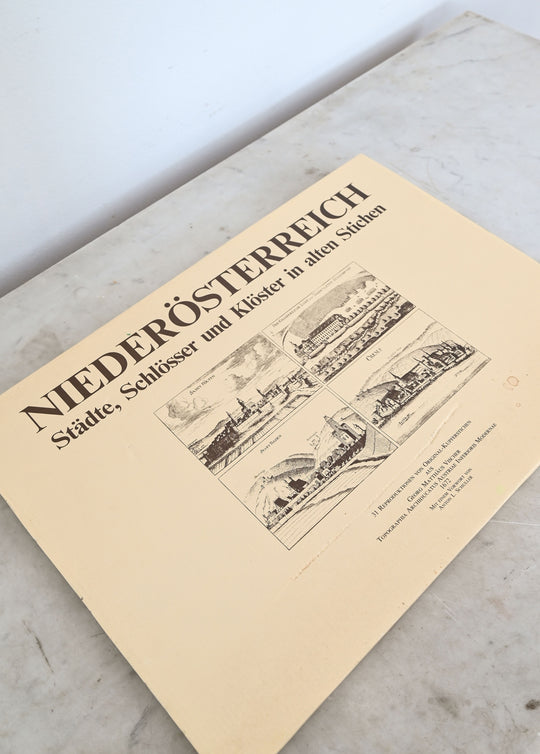 vintage german portfolio of prints from georg matthaus vischer