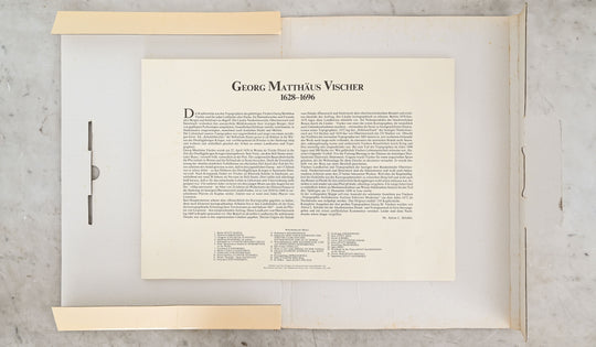 vintage german portfolio of prints from georg matthaus vischer